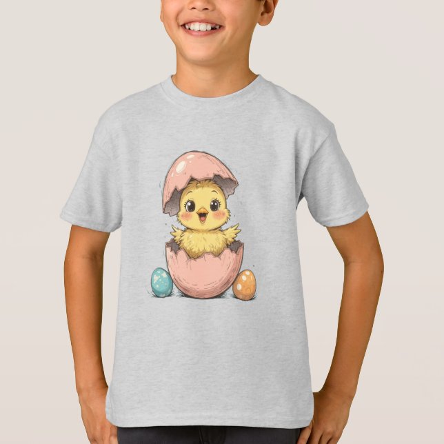 Gewittertes Osterkichchen T-Shirt (Vorderseite)