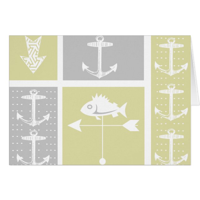 Gewitterungswelle für nautisches Gelb und graue An (Vorderseite (Horizontal))