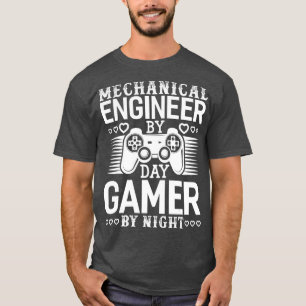 Gewitzter Maschinenbauingenieur bei TagesGamer bei T-Shirt