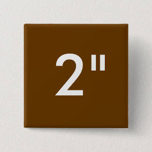 Gewohnheit 2" Zoll-quadratische Button