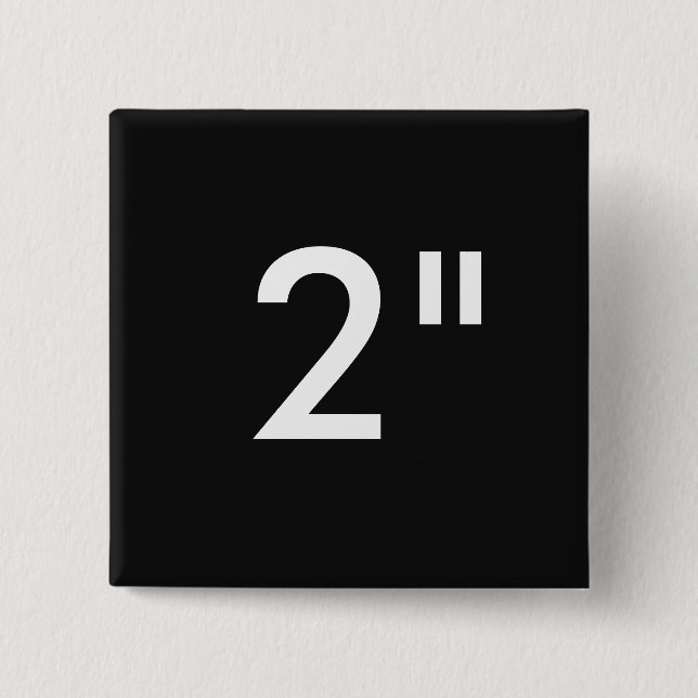 Gewohnheit 2" Zoll-quadratisches Button (Vorderseite)