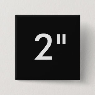 Gewohnheit 2" Zoll-quadratisches Button