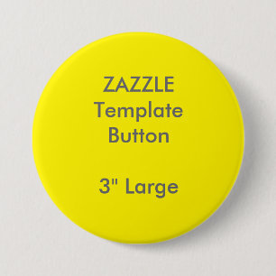 Gewohnheit 3" große runde Knopf-Raum-Schablone Button