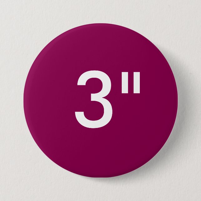 Gewohnheit 3" Zoll-große runde Button (Vorderseite)