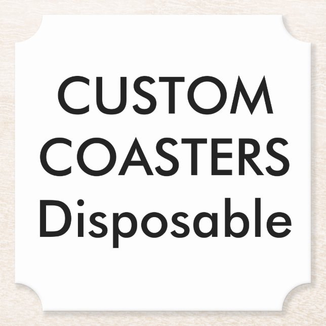 Gewohnheit 4" Karten-WegwerfParty-Untersetzer Untersetzer (Vorderseite)