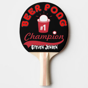 Gewohnheit addieren Namensbier Pong Paddel Tischtennis Schläger