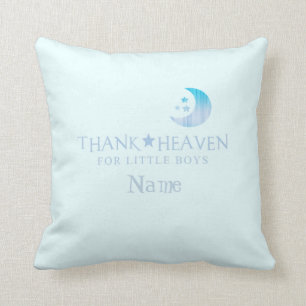 Gewohnheit danken Himmel für kleine Jungen-Kissen Kissen