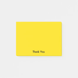 Gewohnheit danken Ihnen | Gelb Post-it Klebezettel