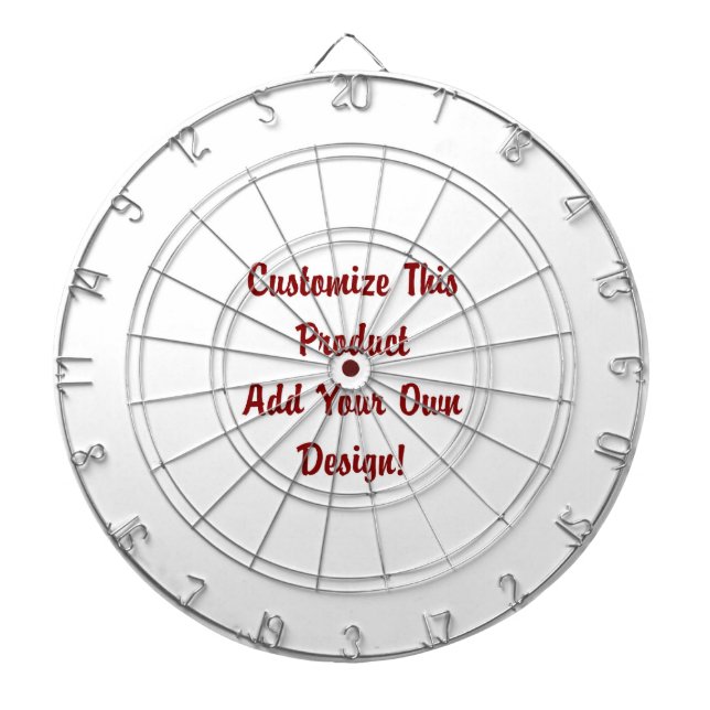 Gewohnheit - Dartboard Dartscheibe (vorne)