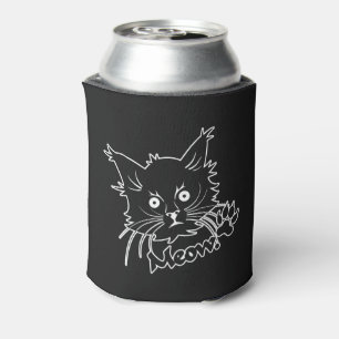 Gewohnheit der schwarzen Katze kann cooler Dosenkühler