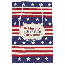 Gewohnheit der US Flagge-patriotische Mittlere Geschenktüte