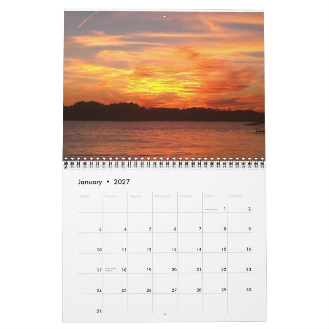 Gewohnheit Druckkalender Kalender (Jan 2027)