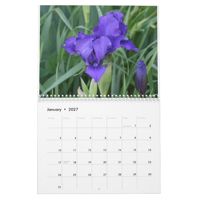 Gewohnheit Druckkalender Kalender (Jan 2027)
