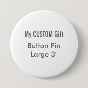 Gewohnheit druckte 3" großes rundes button