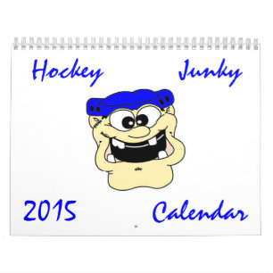 Gewohnheit druckte Hockey-Kalender 2015 Kalender