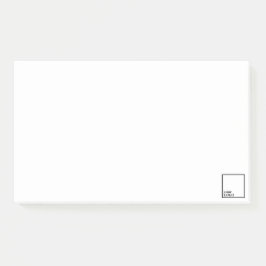 Gewohnheit eingebrannte riesige Post-It 10" x6 " Klebezettel