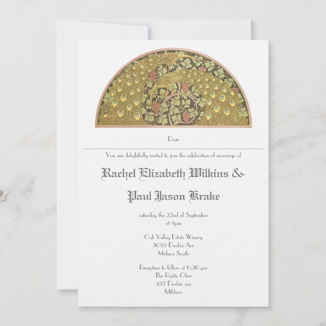 Gewohnheit Einladung (Vorderseite)