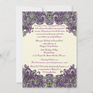 Gewohnheit Einladung