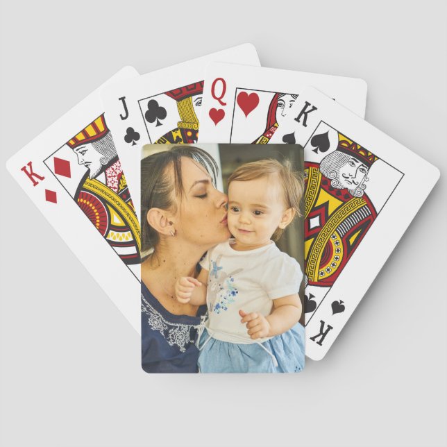 Gewohnheit, Foto-Kartensatz Spielkarten (Rückseite)