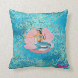 Gewohnheit, Meerjungfrau in einem Oberteil Kissen