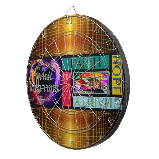 GEWOHNHEIT PROFILIERTE TINTEN-DARTSCHEIBE DARTSCHEIBE (Vorderseite rechts)