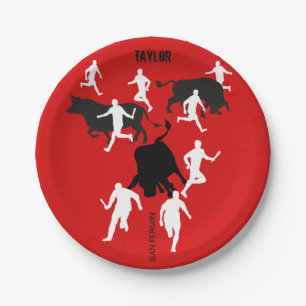 Gewohnheit, San Fermin Pamplona, Pappteller
