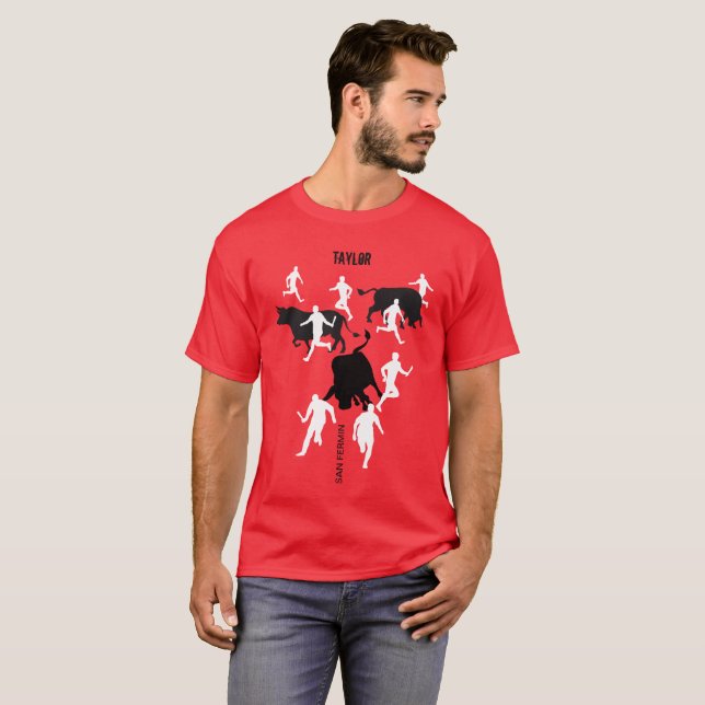 Gewohnheit, San Fermin Pamplona, T-Shirt (Vorne ganz)