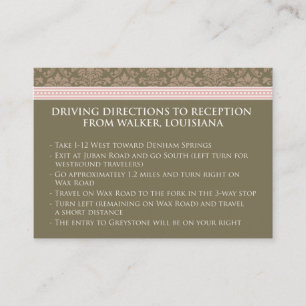 : Gewohnheit: Schokoladen-/rosa des Begleitkarte