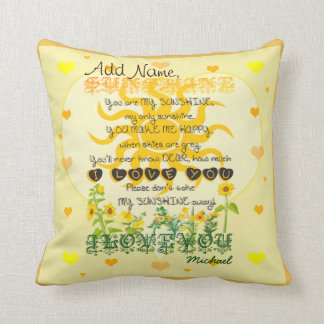 Gewohnheit sind Sie mein Sonnenschein Kissen