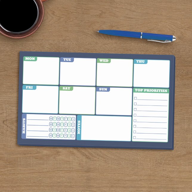 Gewohnheiten & To Do Post-it Klebezettel (Von Creator hochgeladen)