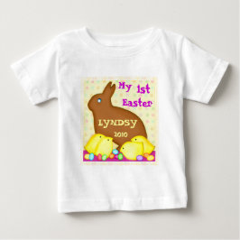 Gewohnheits-erster Ostern-Baby-T - Shirt/Bodysuit Baby T-shirt