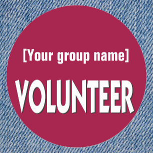 Gewohnheits-freiwilliges Abzeichen Runder Aufkleber