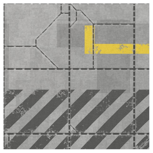 Gewohnheits-Gewebe der Sciencefiction-Fliesen-1C Stoff (Nahaufnahme)