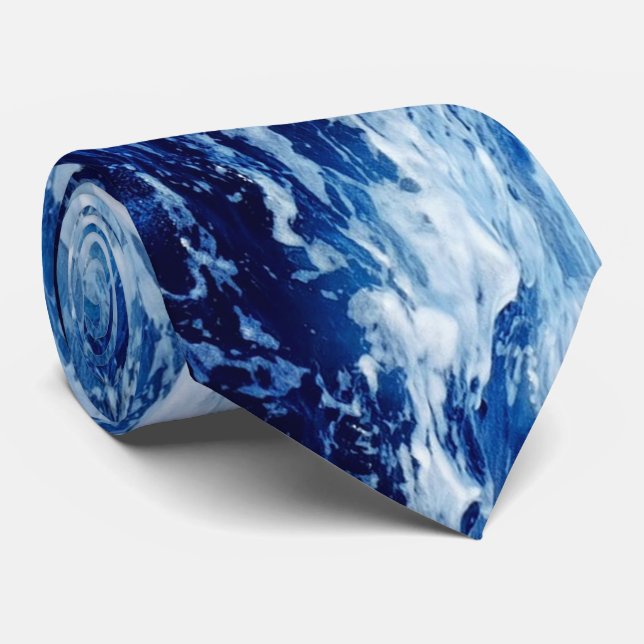 Gewohnheits-Krawatten der Wellen-1 Krawatte (Gerollt)