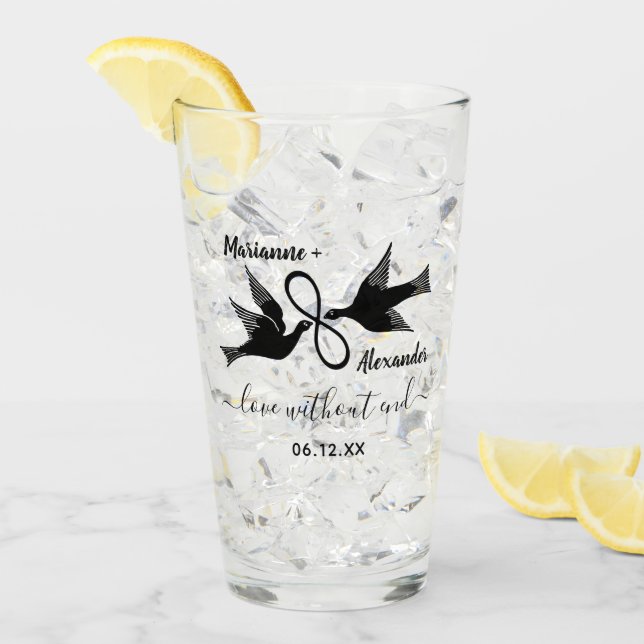 Gewohnheits-Paar-Namen der Glas (Vorderseite Ice)