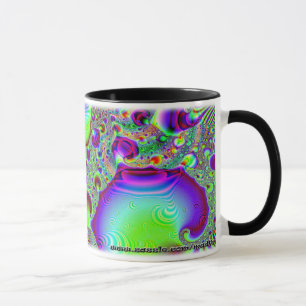 Gewohnheits-Tasse des Fraktal-C~09 Tasse