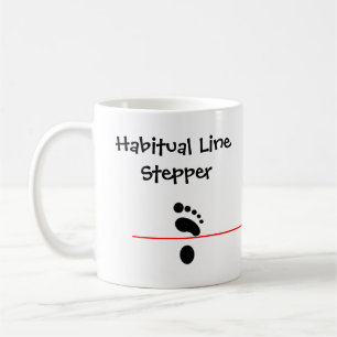 Gewohnheitslinie Stepper Kaffeetasse