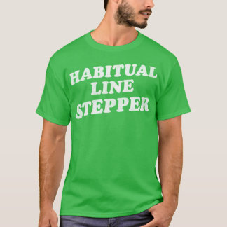 Gewohnheitsmäßiger Linienläufer T-Shirt