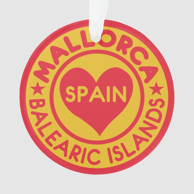 Gewohnheitsverzierung Mallorca Spanien Ornament (Vorderseite)