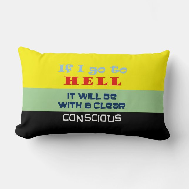 Gewöhnliche Hölle ~ Kissen Kissen Lumbar 13" x 21" (Vorderseite)