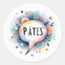 Gewöhnliche runde Aufkleber