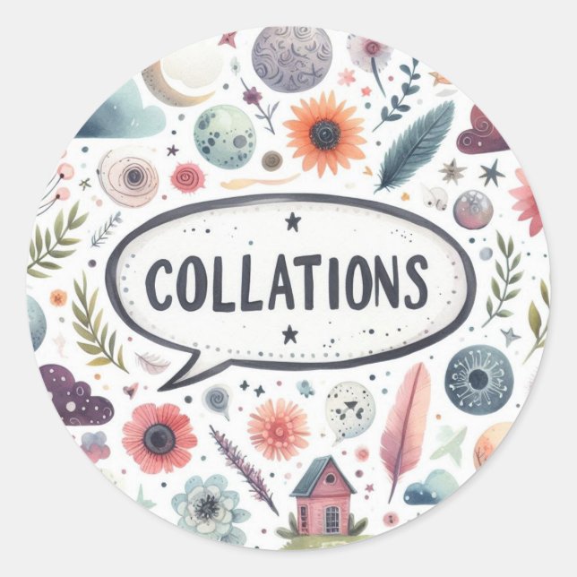 Gewöhnliche runde Aufkleber (Vorderseite)