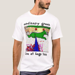 gewöhnliches Grün - leben Sie am Bein-Gasthaus T-Shirt
