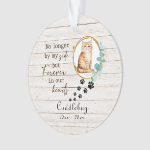 Gewohnt in der Liebe Erinnerungen Katzen Foto Memo Ornament