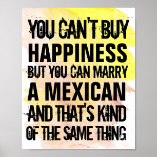 Gewohnt mexikanisch heiraten, jede Nationalität lu Poster
