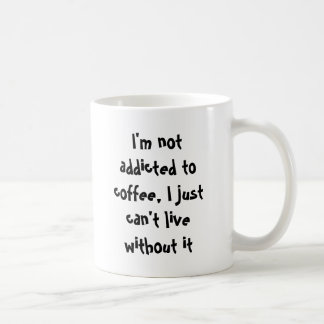Gewöhnt nicht zum Koffein Tasse