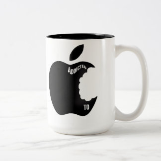 Gewöhnt zu Apple Zweifarbige Tasse