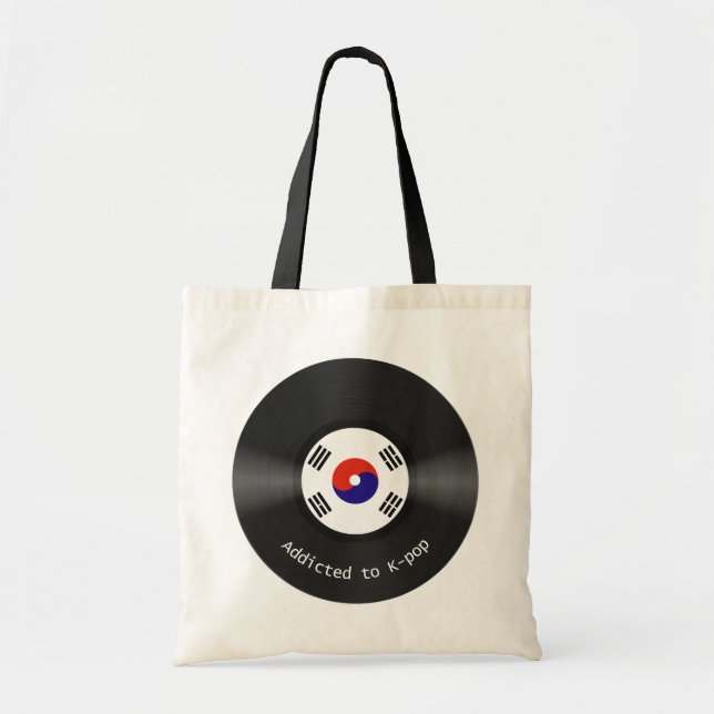Gewöhnt zu Kpop Tasche (Vorne)