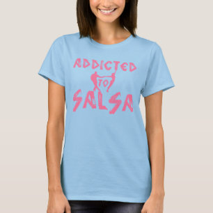 GEWÖHNT zum SALSAt-shirt mit Tanzenpaaren T-Shirt