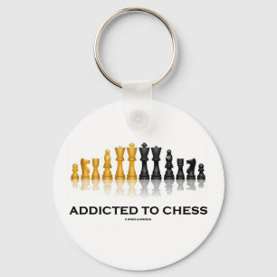 Gewöhnt zum Schach (Schach-Spaß-Schach-Set) Schlüsselanhänger